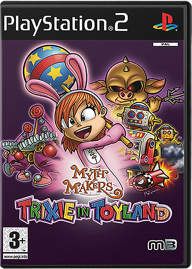 Myth Makers Trixie in Toyland box art for Playstation 2